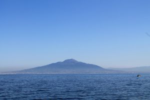 Vista do monte Vesúvio